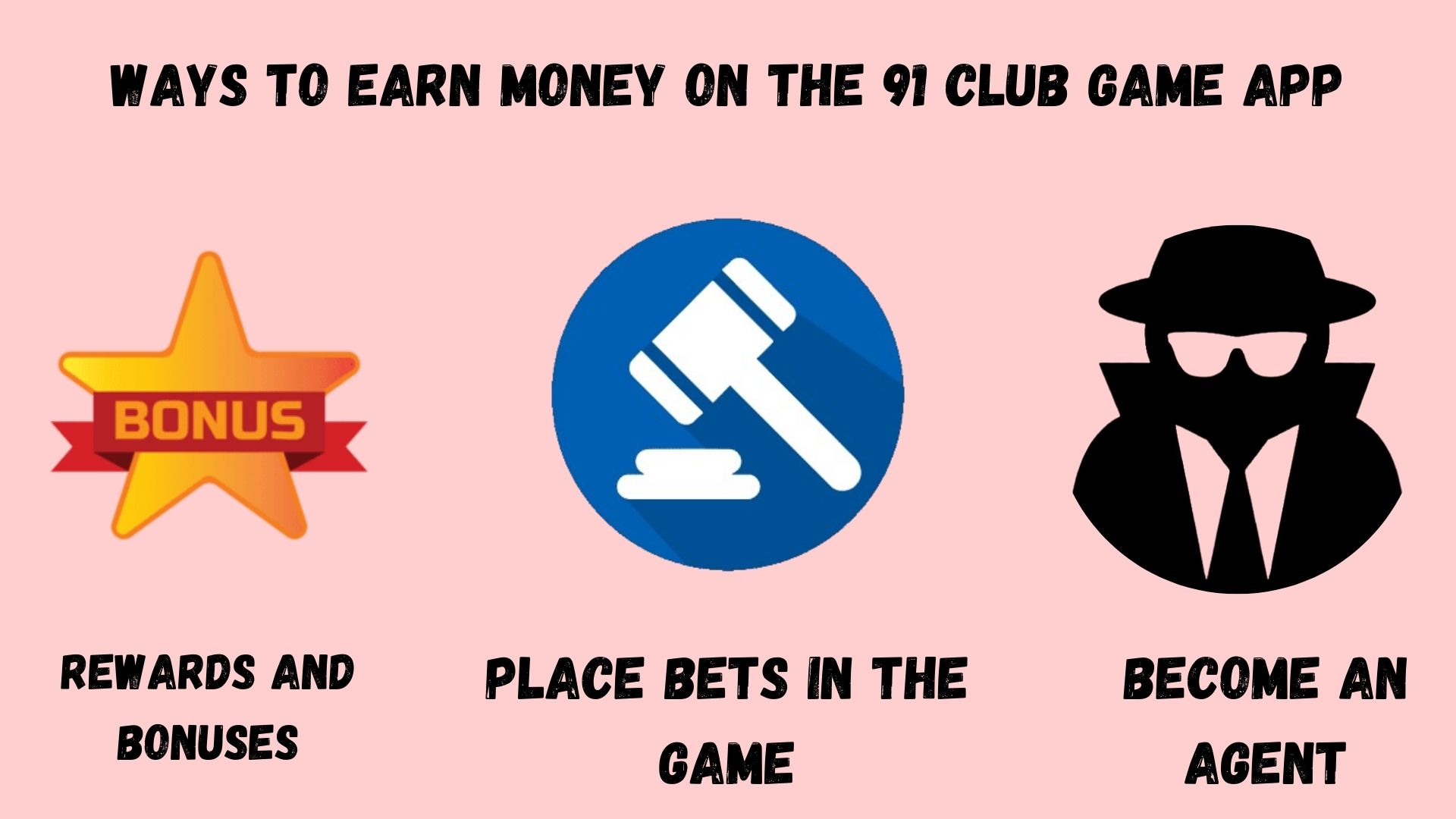 Methods To Earn Money On The 91 Club Game App